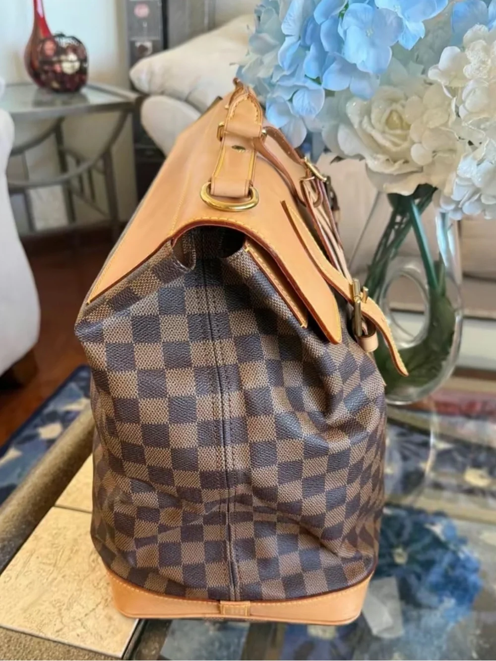 Louis Vuitton Brown Damier Ebene Canvas Clipper